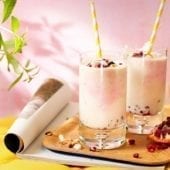 Gesunder Smoothie mit Chiquita Bananen und Granatapfel